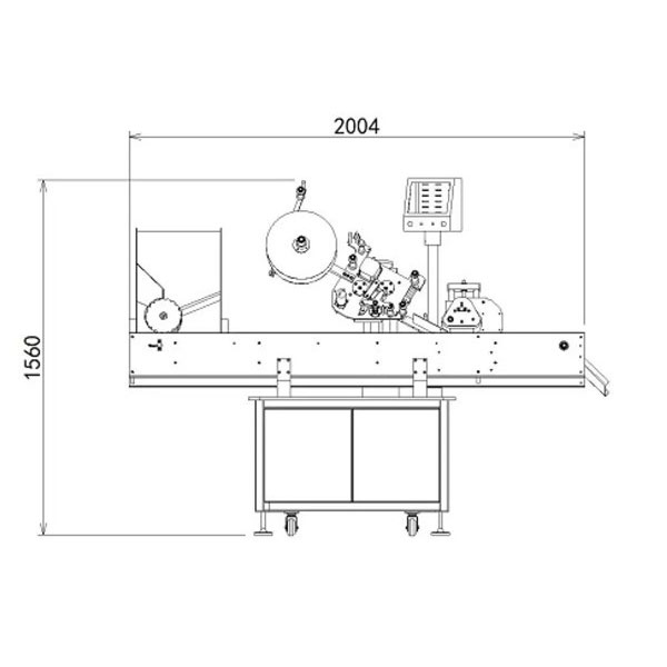 Брза потпуно аутоматска машина за етикетирање бочица за мале боце