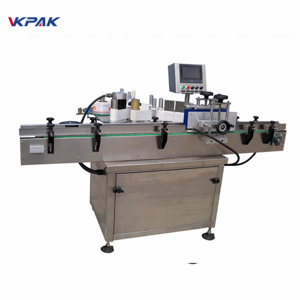 СУС304 Серво мотор ПЛЦ контрола аутоматске машине за етикетирање округлих боца